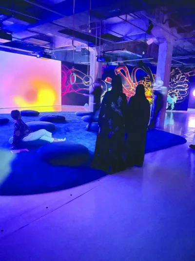 Electric Idyll, the first survey exhibition dedicated to renowned contemporary Swiss artist Pipilotti Rist in the Mena region — at Fire Station: Artist in Residence, is on show until June 1.