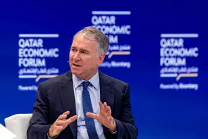 Ken Griffin, chief executive officer and founder of Citadel Advisors, at the Qatar Economic Forum (QEF) in Doha on Tuesday.
