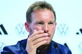Germany&#039;s head coach Julian Nagelsmann addresses a press conference in Berlin on Thursday. (AFP)