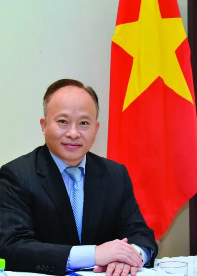 Vietnamese ambassador Tran Duc Hung.