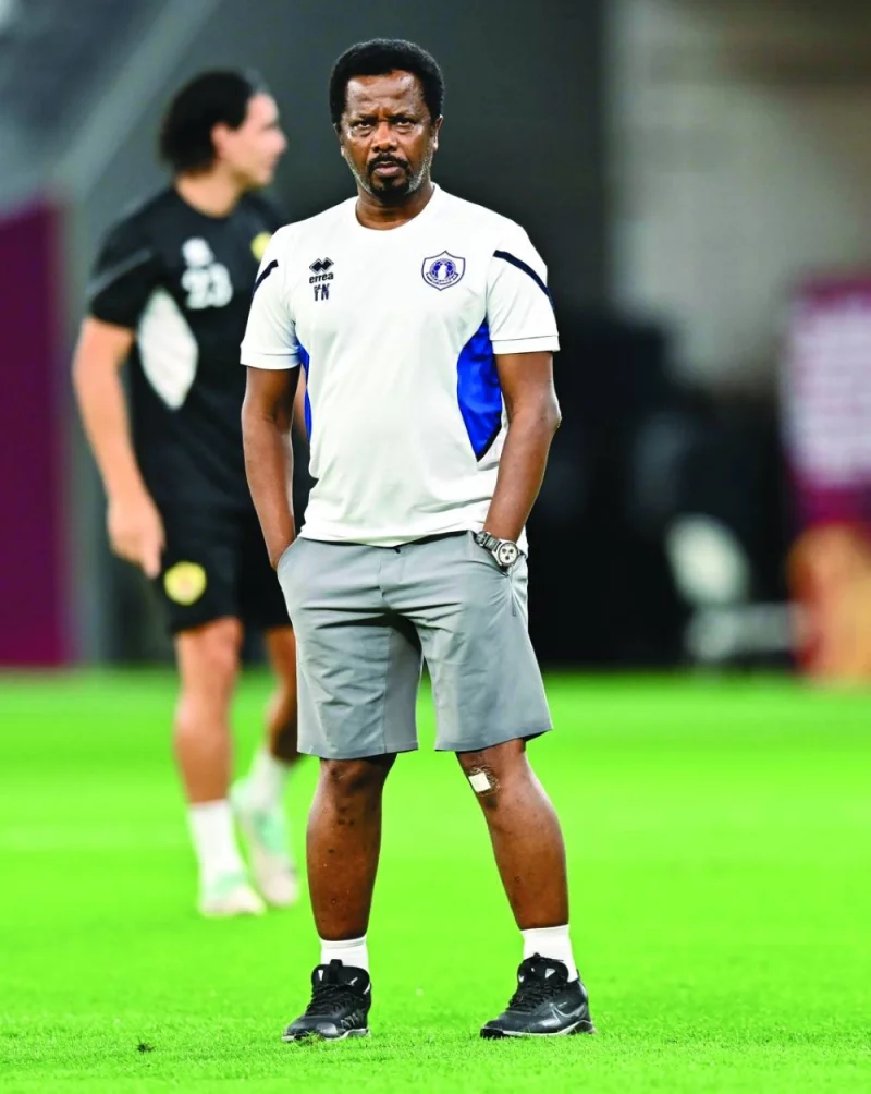 
Qatar SC Coach Youssef al-Noubi will be hoping his team can win their third Amir Cup title, and the first since 1976.
 