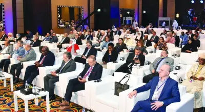 A section of the audience on the second day of the15th Al Jazeera Forum. PICTURE: Thajudheen