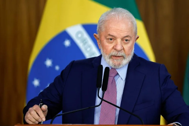 On February 18, Brazilian President Luiz Inacio Lula da Silva accused the Israeli entity of committing genocide during the ongoing war in the Gaza Strip. Pictured is Lula da Silva attending a press conference at the Planalto Palace in Brasilia, Brazil, November 1, 2023. 