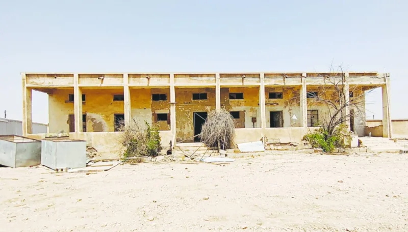 Al-Jamiliya School before renovation.