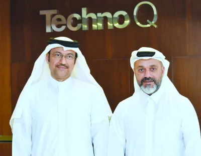 Zeyad al-Jaidah and Abdulla al-Ansari, founders of Techno Q, outline the company&#039;s future plans. PICTURE: Thajudheen