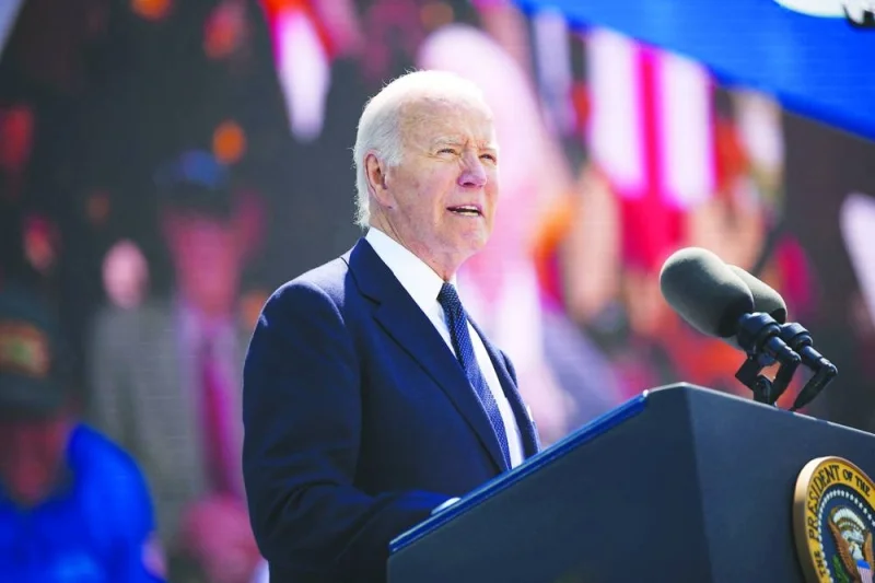 
President Biden will continue to look like he is merely responding to Trump’s challenge – and in a half-hearted, geriatric way, says the author. 