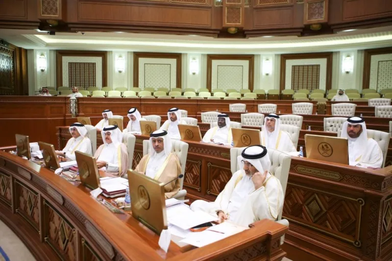 The Shura Council held its regular weekly session at Tamim bin Hamad Hall on Monday under the chairmanship of HE Speaker of the Shura Council Hassan bin Abdullah Al Ghanim.