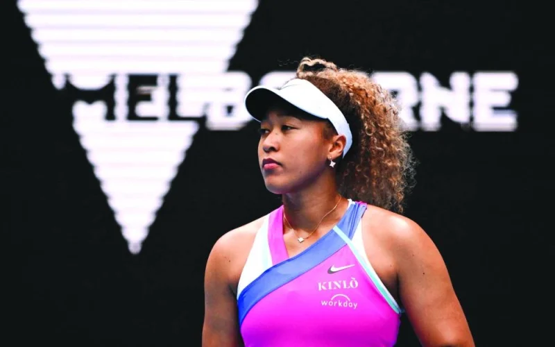 Japan&#039;s Naomi Osaka during her first round match against  Colombia&#039;s Camila Osorio. (Reuters)