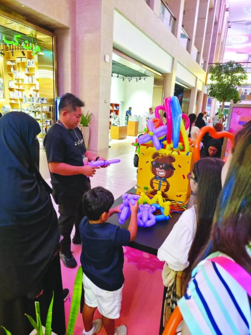 Eid al-Adha celebrations at Msheireb Galleria hosts an array of activities. PICTURES: Joey Aguilar.
