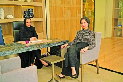 Amna al-Thani and Haajerah Khan.