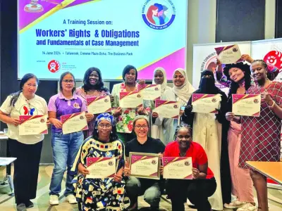 A forum on women&#039;s rights brought together participants from various expatriate communities in Doha.