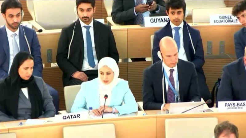 Deputy Permanent Representative of the Permanent Delegation of Qatar in Geneva Jawhara bint Abdulaziz Al Suwaidi said that Qatar is following with great concern the deterioration of the humanitarian, security and economic conditions in Sudan.