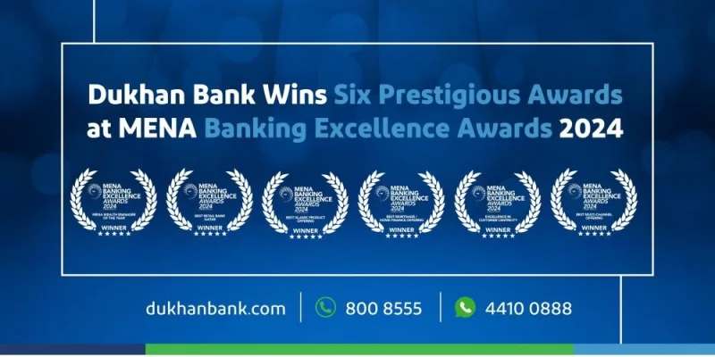 Dukhan Bank has garnered an impressive array of prestigious awards and accolades in fields such as wealth management, retail banking, Islamic product offering, home financing, multi-channel offering, and customer excellence