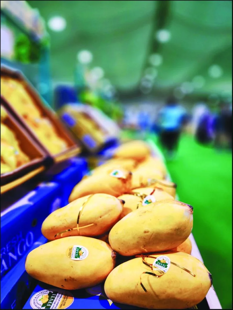 Visitors to the festival can explore around 100 outlets, featuring the finest Pakistani mangoes and other seasonal fruits. PICTURE: Kamran Rahmat.