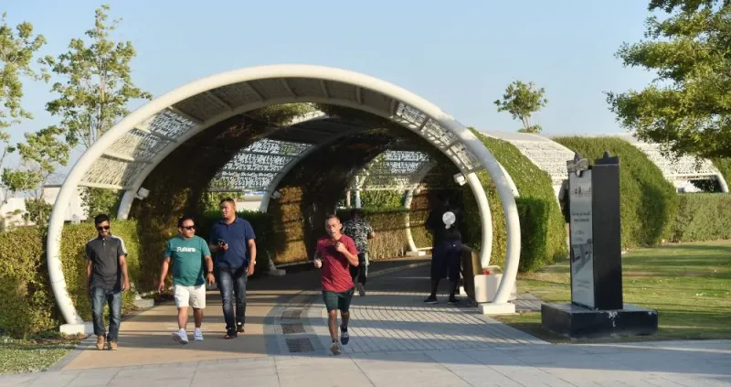 The Umm Al-Seneem Park has become a popular destination this summer, especially for families and fitness enthusiasts. 