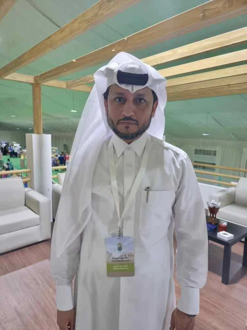 Khaled Saif al-Suwaidi at the Al Hamba Festival. PICTURE: Joey Aguilar