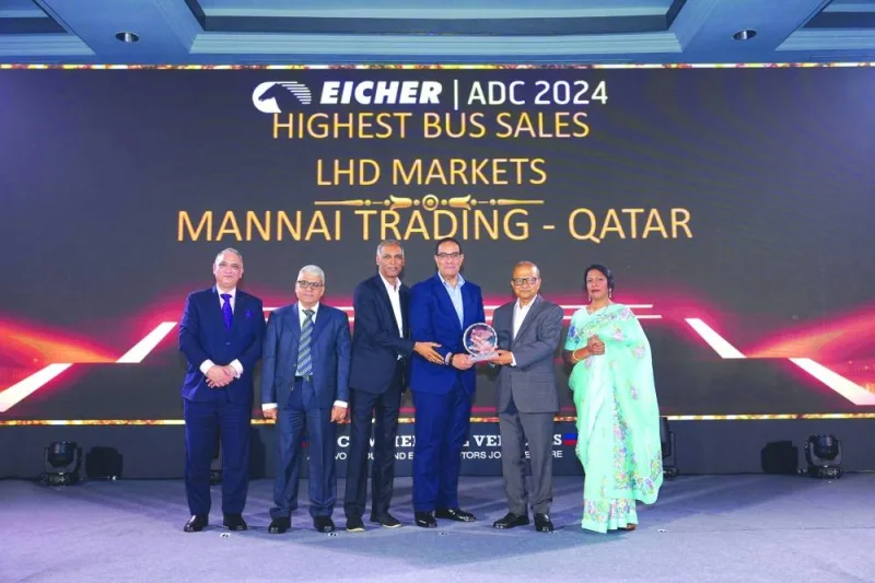 The event was attended by the Eicher leadership team, while Mannai was represented by Rajesh Krishnan, president of Mannai Auto Group, and engineer Khalid Youssef, senior vice-president.