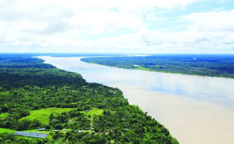 
FILE PHOTO: An aerial view of the Amazon river. At COP16 in Colombia, global leaders will have the chance to create a virtuous circle of change. 