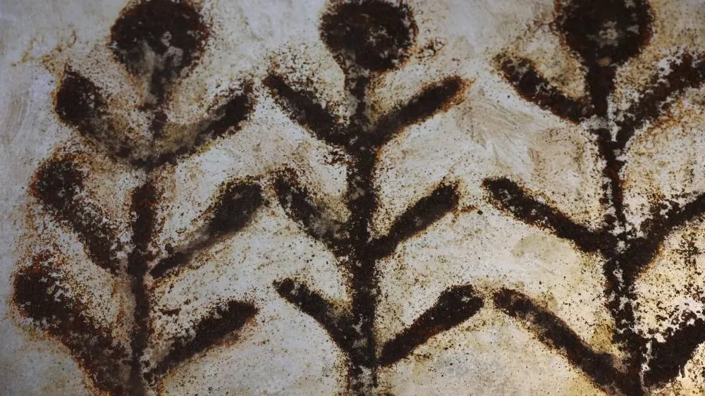 Art work from &#039;Between Rust and Art&#039; exhibition poster