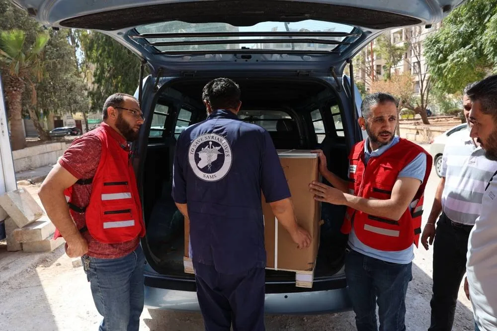 QRCS donates an advanced flow cytometry machine to the Ministry of Health’s Pathological Anatomy Laboratory in Idlib.