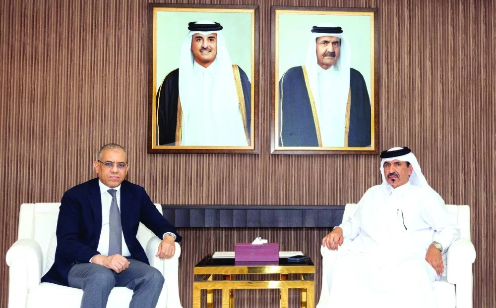 With Mauritanian ambassador Mohamed Ould Bebana.