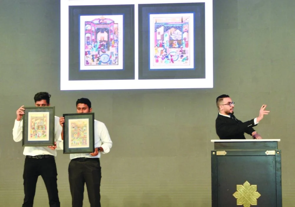An artwork being auctioned.
