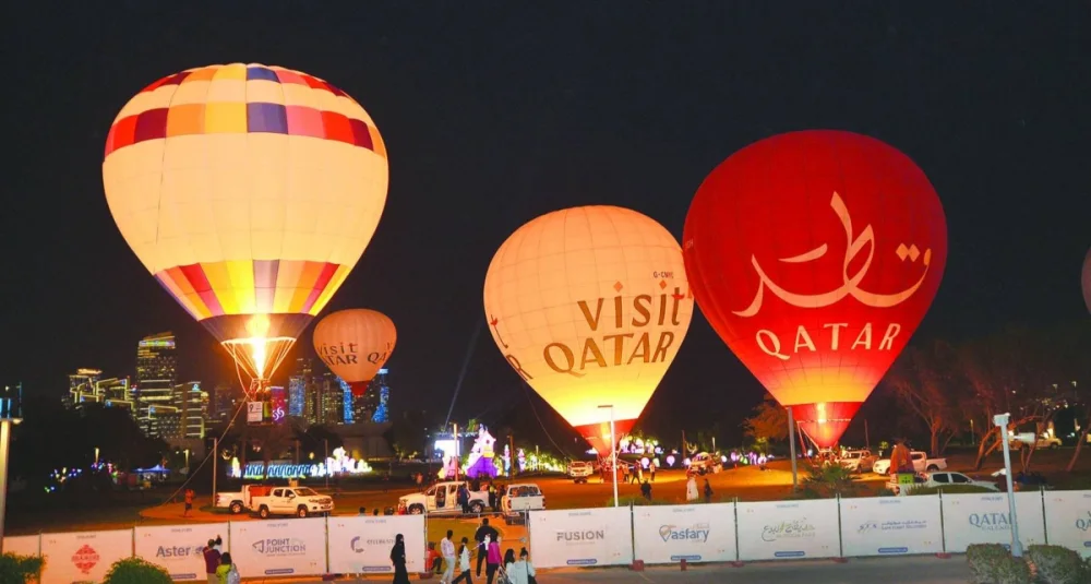 ‘Nightglow’ marked the start of the 6th Qatar Balloon Festival at Al Bidda Park Thursday. 
