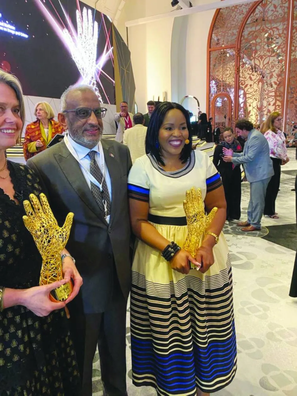 Andiswa Matikinca (right).