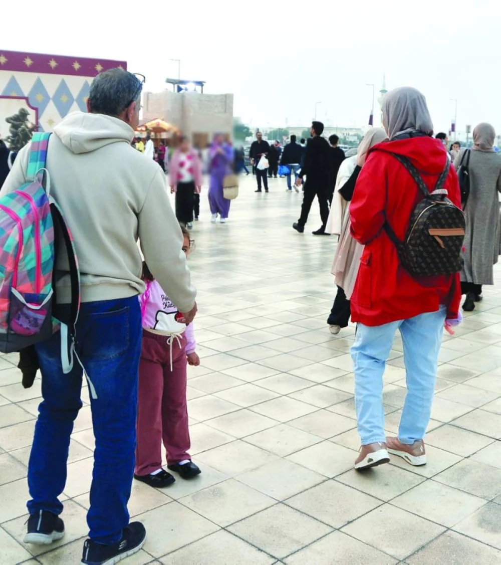 As winter conditions set in, jackets and sweatshirts have become a common sight across Doha. 