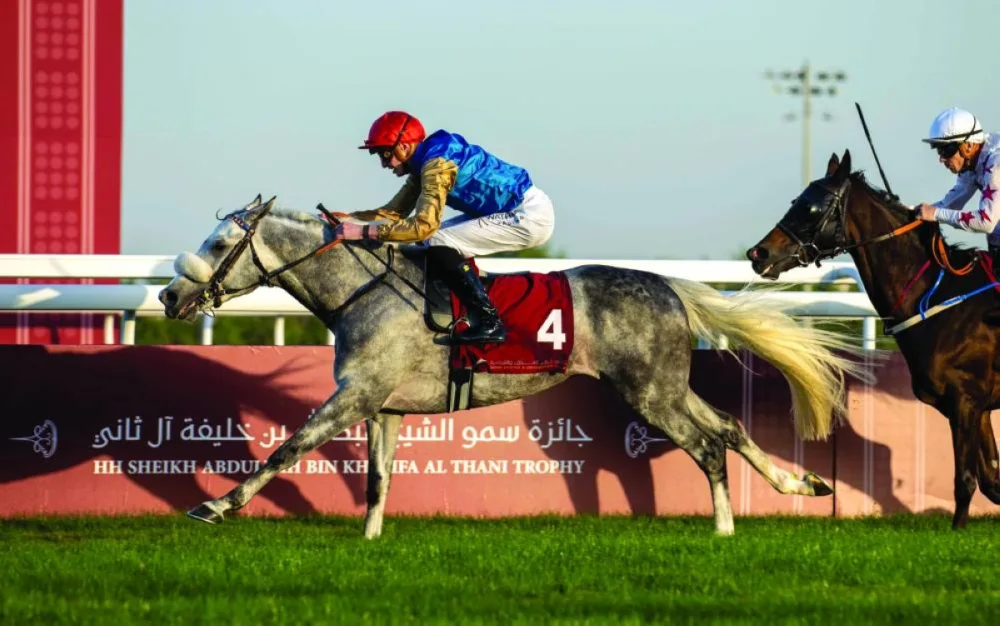 
Arman won the Local Purebred Arabians securing another major trophy for Wathnan Racing under the guidance of jockey James Doyle. 
