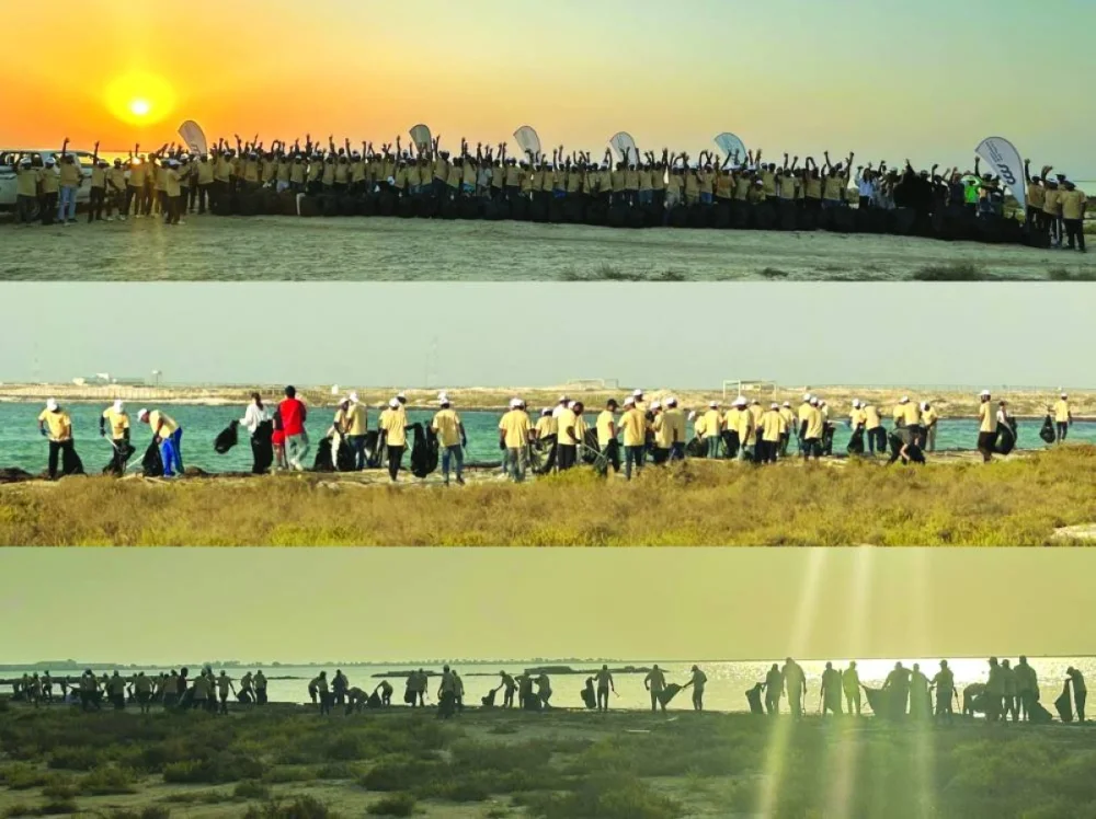 The initiative mobilised more than 50,000 volunteers through educational programmes and cleanup drives in Qatar.