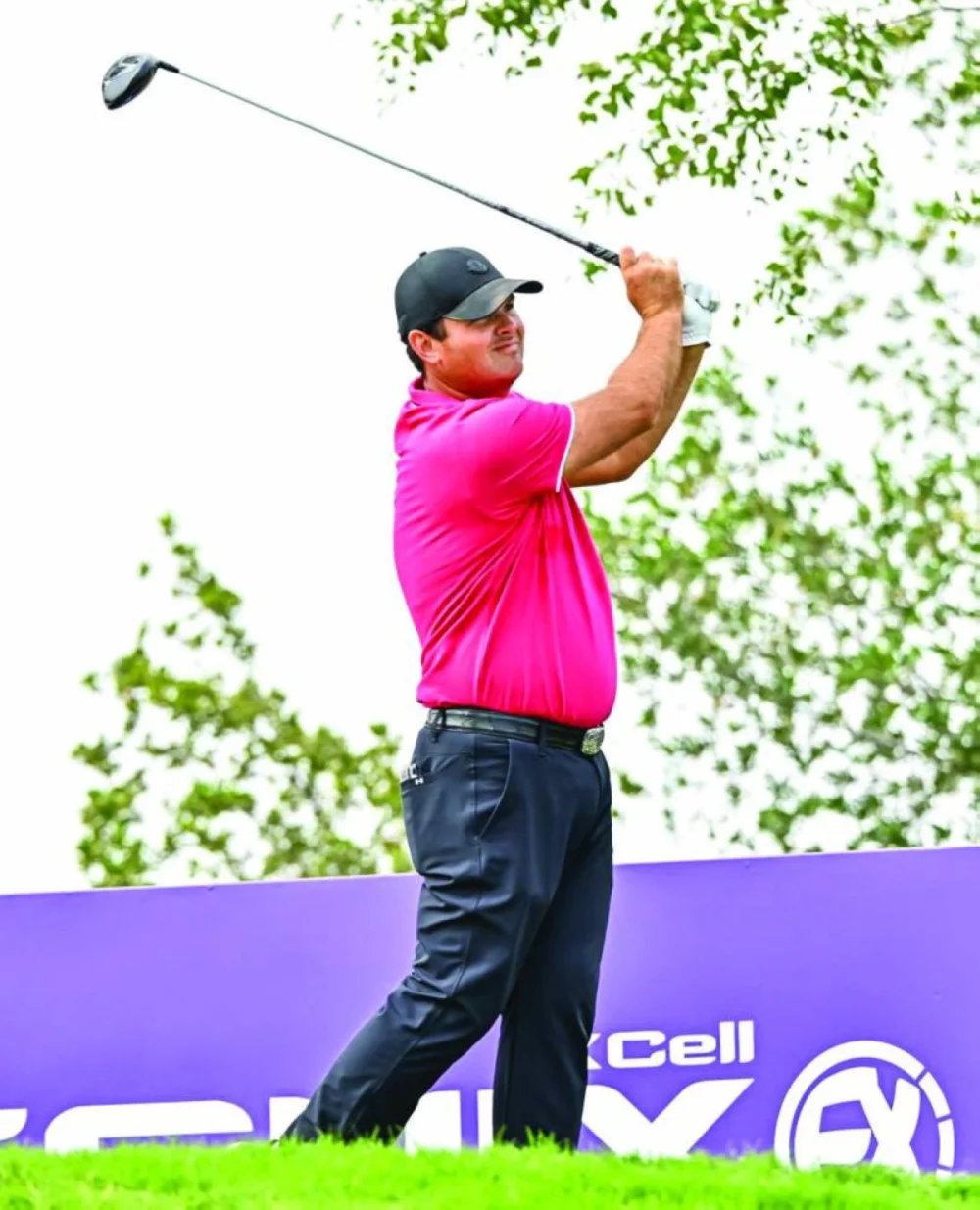
Sweden’s Joakim Lagergren is one shot behind the leader after round two. 
PICTURES: Noushad Thekkayil 