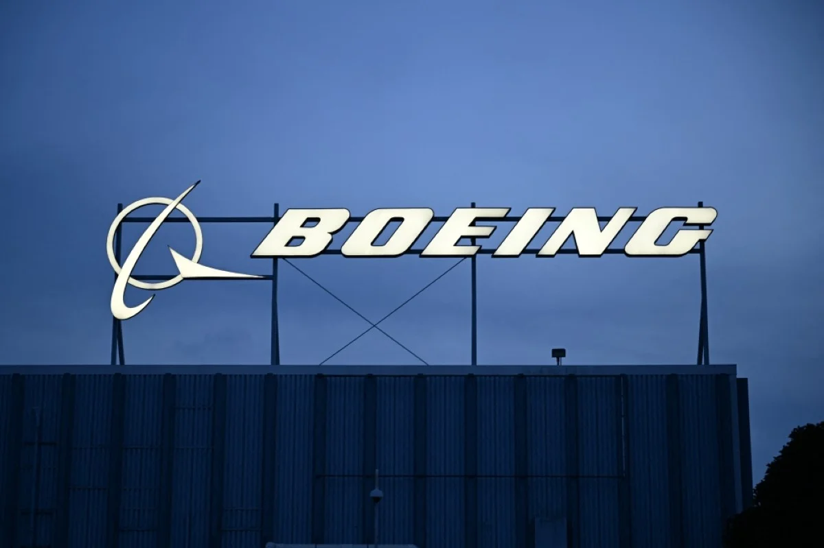 EL SEGUNDO, US: The Boeing Co logo is displayed outside of company offices near Los Angeles International Airport (LAX) in El Segundo, California. – AFP


