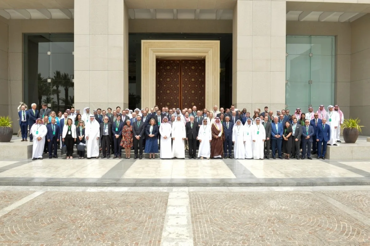 KUWAIT: Prominent international figures attending the two-day “Arab-DAC Dialogue 2024 on Development” pose for a group photo on Monday.