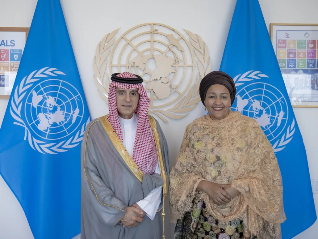 "الجبير" يلتقي نائبة الأمين العام للأمم المتحدة