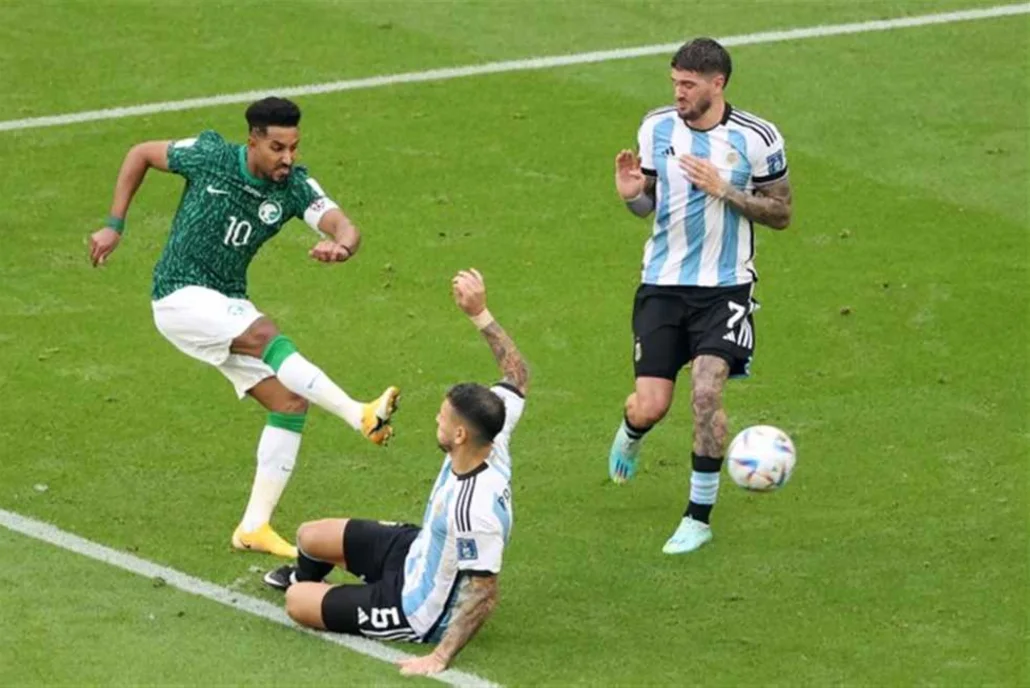 مباراة المنتخب السعودي أمام الأرجنتين في كأس العالم "قطر 2022"