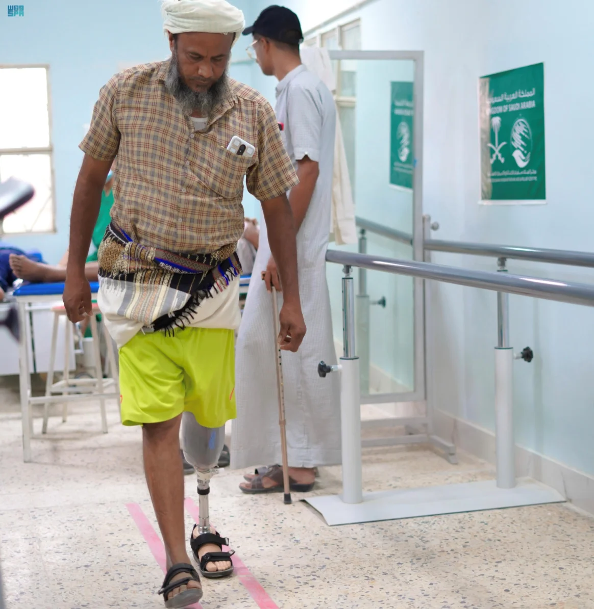 بدعم من مركز الملك سلمان للإغاثة مركز الأطراف الصناعية في سيئون يُقدم خدماته الطبية لـ 308 أشخاص في أغسطس