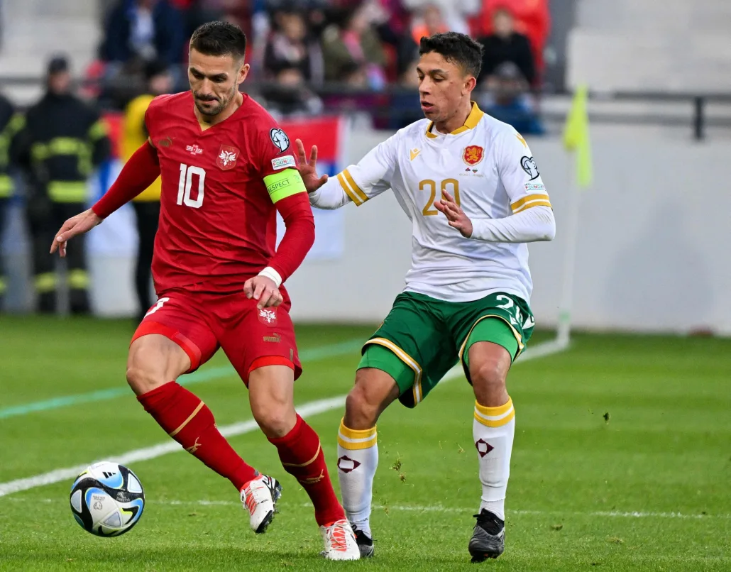 مباراة بلغاريا وصربيا في التصفيات المؤهلة لكأس الأمم الأوروبية