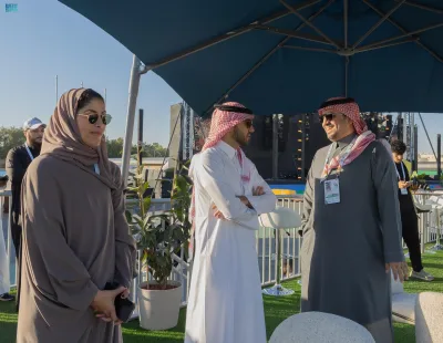 زيارة الأمير عبدالعزيز بن تركي بن فيصل وزير الرياضة لمنافسات دورة الألعاب السعودية