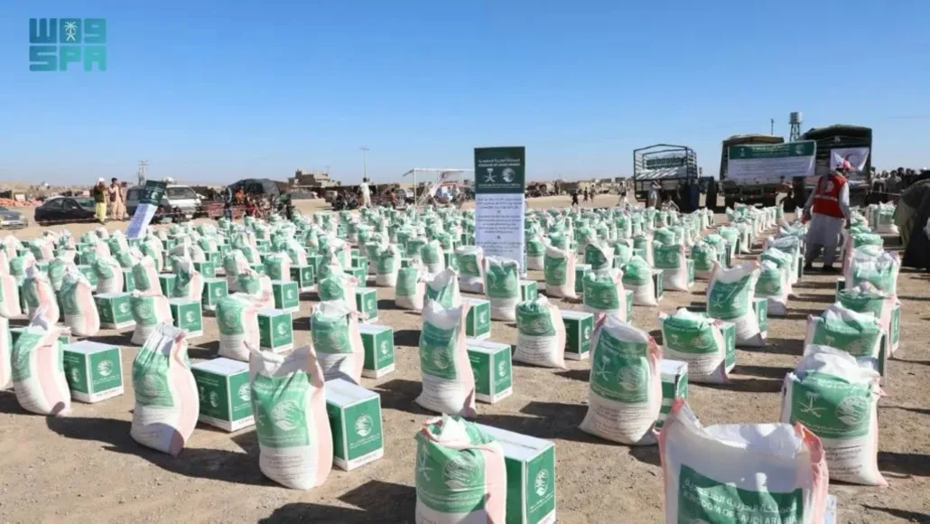  توزيع 1000 سلة غذائية في مديرية غوريان بولاية هرات بأفغانستان