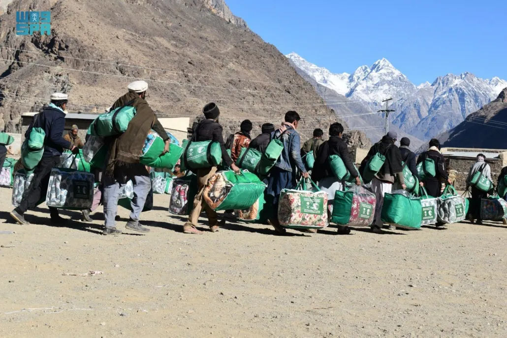 توزيع 530 حقيبة شتوية في منطقة قوبيس ياسين بإقليم جلجت بلتستان في باكستان 