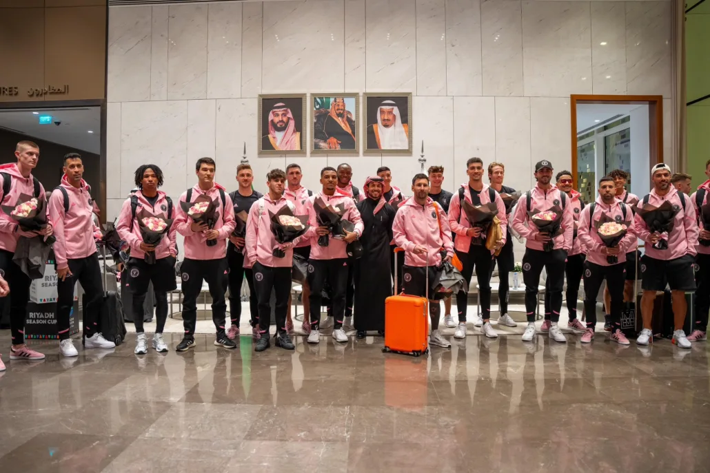 وصول بعثة إنتر ميامي للمشاركة في كأس موسم الرياض 