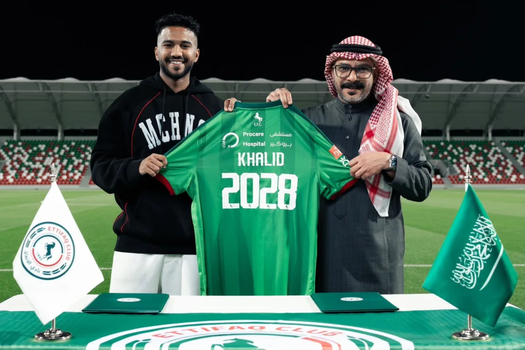 لاعب الاتفاق الجديد خالد الغنام
