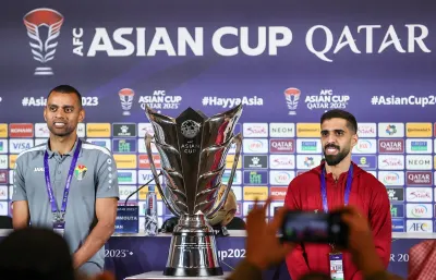 مؤتمر نهائي كأس آسيا بين الأردن وقطر