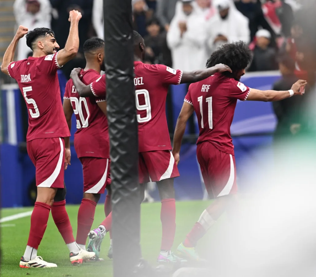 وتأهل منتخب قطر للنهائي على حساب نظيره الإيراني