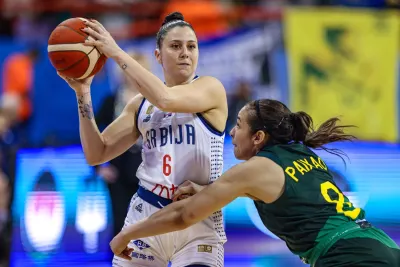فاز منتخب السيدات لكرة السلة بالمنتخب الصربي على نظيره البرازيلي بنتيجة 72-65 