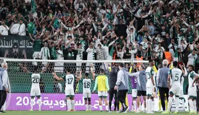 من مباراة المنتخب الوطني السعودي ضد طاجيكستان