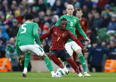 مباراة بلجيكا وأيرلندا الودية