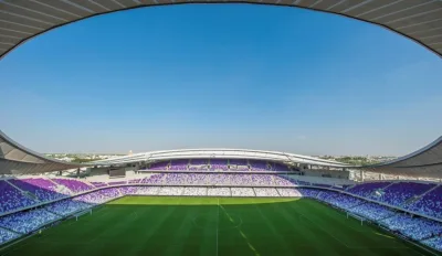 ملعب هزاع بن زايد بالعاصمة الإماراتية أبوظبي