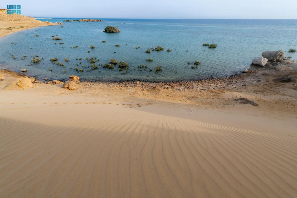 شاطئ "المسدود" يمثل جواهر طبيعية في المملكة